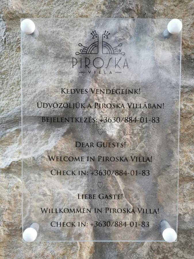 Hévíz Piroska Villa מראה חיצוני תמונה